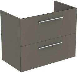 Ideal Standard i. Life A - Szekrény a mosdókagyló alatt, 800x440x630 mm, 2 fiók, szürke matt kvarc T5256NG (T5256NG)