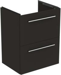Ideal Standard i. Life S - Szekrény a mosdókagyló alatt, 500x375x630 mm, 2 fiókos, szögletes matt szürke színben T5291NV (T5291NV)