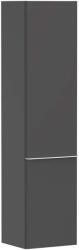 Hansgrohe Xelu Q - Magas szekrény 40x165x35 cm, 2 ajtós, zsanérok bal oldalon, matt szürke/matt fehér 54136700 (54136700)