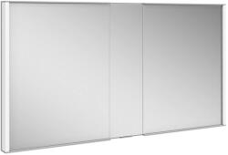 KEUCO Royal Match - Tükrös szekrény LED világítással, beépíthető, 1300x700x149 mm, ezüst eloxálva 12815171311 (12815171311)