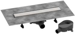 Hansgrohe RainDrain Go - Zuhanylefolyó 50 cm, kétoldalas ráccsal, csempe lerakáshoz, csiszolt rozsdamentes acél 56270800 (56270800)