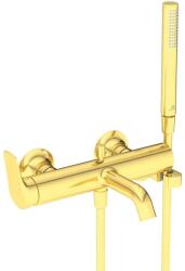Ideal Standard La Dolce Vita - Fürdőszobai mixer tartozékokkal, csiszolt arany BD667A2 (BD667A2)