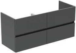 Ideal Standard Eurovit+ - Mosdószekrény, 55x120x44 cm, 4 fiókos, fényes szürke R0267TI (R0267TI)