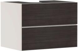 Hansgrohe Xevolos E - Mosdószekrény 78x56x55 cm, 2 fiókos, matt bézs/sötét tölgy 54188730 (54188730)