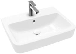 Villeroy & Boch O. novo - Mosdókagyló 600x460 mm, túlfolyóval, keverőnyílással, AntiBac, CeramicPlus, alpesi fehér 4A4160T2 (4A4160T2)