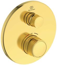 Ideal Standard CeraTherm Navigo - Termosztatikus rejtett zuhanykeverő, Brushed Gold A7295A2 (A7295A2)
