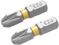 STANLEY Tartozékok - PZ3 bitkészlet ScrewLock rendszerrel, hossza 25 mm, 2 db STA62660-XJ (STA62660-XJ)