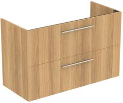 Ideal Standard i. Life A - Szekrény a mosdókagyló alatt, 1000x440x630 mm, 2 fiókos, tölgyfa T5257NX (T5257NX)