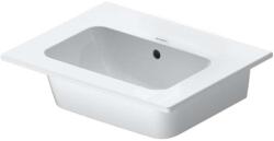 Duravit ME by Starck - Bútor mosdókagyló 530x430 mm, WonderGliss-szel, matt fehér színben 23365332601 (23365332601)