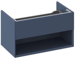 RAVAK Lite - Mosdószekrény 80x45x43 cm, 1 fiókos, Deepsea Blue X000001863 (X000001863)