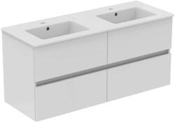 Ideal Standard Eurovit+ - Szekrény duplamosdóval, 55x120x44 cm, 4 fiókos, fényes fehér R0577WG (R0577WG)