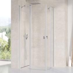 RAVAK Chrome - Zuhanyajtó CRV2-110, 1080-1100 mm, szatén/tiszta üveg 1QVD0U00Z1 (1QVD0U00Z1)