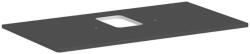 Hansgrohe Xelu Q - Mosdópult 98x55 cm, középen kivágás, matt szürke 54121910 (54121910)