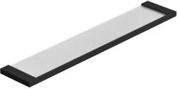 Kludi Vela C - Polc, hossza 60 cm, üveg/matt fekete 3197339 (3197339)