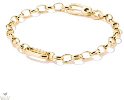 Thomas Sabo Charm Club Connect aranyozott karkötő 17 cm - C1202-413-39-L17