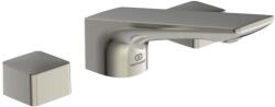 Ideal Standard Conca Tap - Mosdókagyló keverő, 3 lyukú beépítés, kifolyóval, Silver Storm BC759GN (BC759GN)