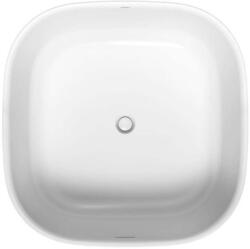 Duravit Zencha - Szabadon álló fürdőkád 1250x1250 mm, DuraSolid, ClickClack, fehér 700464000000000 (700464000000000)
