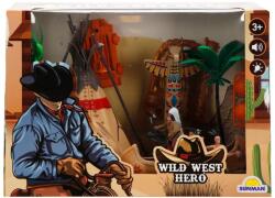Wild West Hero Set de joaca cu figurine, Wild West Hero, Indian Cowboy Figurina