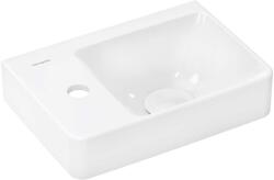 Hansgrohe Xelu Q - Kézmosó, 36x25 cm, túlfolyó nélkül, bal oldali csapnyílással, SmartClean, fehér 61085450 (61085450)