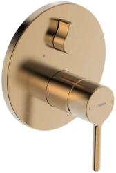 Hansa Vantis - Rejtett csaptelep, 2 készülékhez, szálcsiszolt bronz 8260906781 (8260906781)