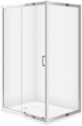 Cersanit Zip - Zuhanykabin 79x99 cm, króm/tiszta üveg S154-003 (S154-003)