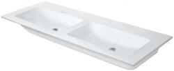 Duravit ME by Starck - Bútor dupla mosogató 1300x490 mm, matt fehér 2336133260 (2336133260)