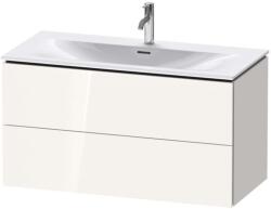 Duravit L-Cube - Mosdószekrény 550x1020x481 mm, 2 fiókos, fehér fényes, fényes fehér LC630802222 (LC630802222)
