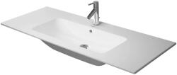 Duravit ME by Starck - Bútor mosdókagyló 1230x490 mm, 1 csapfurat, matt fehér 2336123200 (2336123200)
