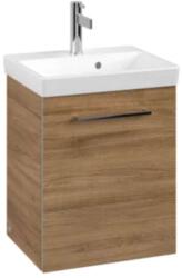Villeroy & Boch Avento - Mosdószekrény, 430x514x352 mm, 1 ajtó, tölgyfa Kansas A88701RH (A88701RH)