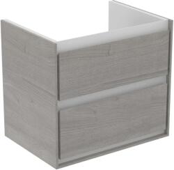 Ideal Standard Connect Air - Mosdószekrény 580x409x517 mm, szürke tölgy/matt fehér lakk E1605PS (E1605PS)