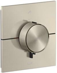 Hansgrohe ShowerSelect ID - Termosztatikus csaptelep, falsík alatti beépítéshez 2 készülékhez, csiszolt nikkel 36753820 (36753820)