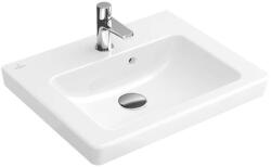 Villeroy & Boch Subway 2.0 - Mosdókagyló bútorhoz 450x370 mm, túlfolyóval és csapfurattal, Ceramicplus, fehér 7315F5R1 (7315F5R1)