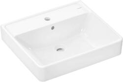 Hansgrohe Xanuia Q - Mosdókagyló 60x48 cm, túlfolyóval, csaptelepnyílással, SmartClean, fehér 61010450 (61010450)