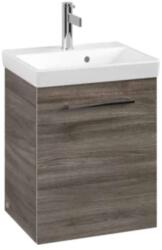 Villeroy & Boch Avento - Mosdószekrény, 430x514x352 mm, 1 ajtó, Kő tölgyfa A88701RK (A88701RK)