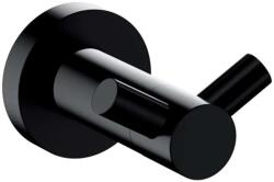 Omnires Modern projekt - Dupla horog, matt fekete MP60120BL (MP60120BL)