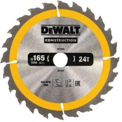 DEWALT Tartozékok - Fűrészlap 165x20 mm, 24 fog DT1934 (DT1934)