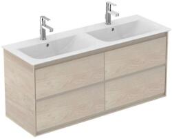 Ideal Standard Connect Air - Dupla mosdószekrény 1200 mm, világos fa/matta világosbarna lakk E0822UK (E0822UK)
