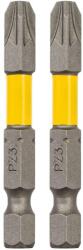 STANLEY Tartozékok - PZ3 bitkészlet ScrewLock rendszerrel, hossza 50 mm, 2 db STA62865-XJ (STA62865-XJ)