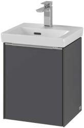 Villeroy & Boch Subway 3.0 - Mosdókagylós szekrény, 351x429x309 mm, 1 ajtó, grafit C58400VR (C58400VR)