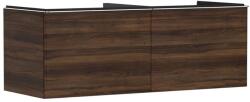 Hansgrohe Xelu Q - Mosdószekrény, 50x136x55 cm, 2 fiókos, sötét dió/króm 54069000 (54069000)