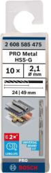 Bosch Tartozékok - Fém fúrókészlet, 2, 1x49 mm, 10 db 2608585475 (2608585475)