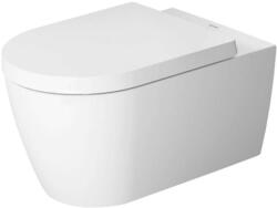 Duravit ME by Starck - Falra szerelhető WC, WonderGliss-szel, fehér/matt fehér 25280926001 (25280926001)