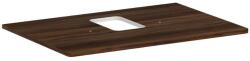 Hansgrohe Xelu Q - Mosdópult 78x55 cm, középen kivágás, sötét dió 54120630 (54120630)