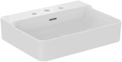 Ideal Standard Conca Ceram - Mosdókagyló pultra 600x450 mm, túlfolyóval, 3 lyuk a keverőhöz, fehér színű T381901 (T381901)