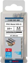 Bosch Tartozékok - Fém fúrókészlet, 4, 6x80 mm, 10 db 2608585488 (2608585488)
