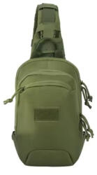 DRAGOWA Tactical Rucsac cu o singură curea Mike, verde