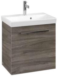 Villeroy & Boch Avento - Mosdószekrény, 530x514x352 mm, 1 ajtó, Kő tölgyfa A88801RK (A88801RK)