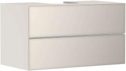 Hansgrohe Xevolos E - Mosdószekrény 98x56x55 cm, 2 fiókos, matt bézs/metál bézs 54191790 (54191790)