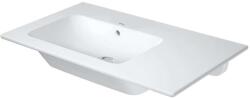 Duravit ME by Starck - Aszimmetrikus mosdókagyló 830x490 mm, WonderGliss-szel, matt fehér színben 23458332601 (23458332601)