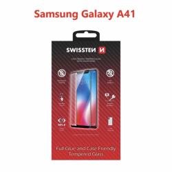 SWISSTEN Case Friendly Samsung Galaxy A41 üvegfólia - fekete (54501772) (54501772)